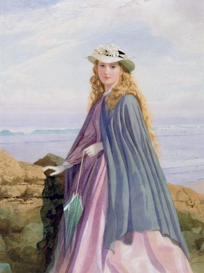 Eine Dame am Meer von John Simmons